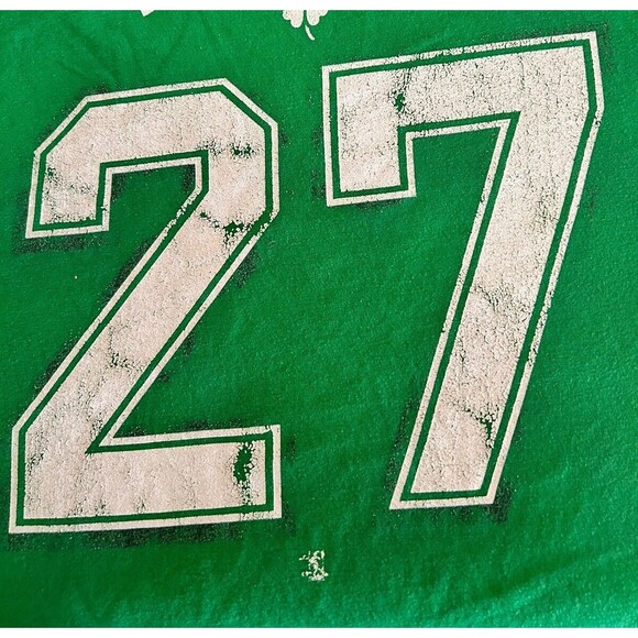 Mike Trout #27 Los Angeles Angels Men’s Size XL Green T-Shirt 4 Leaf Clover - Picture 4 of 8